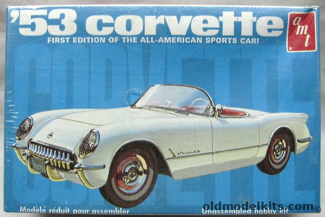 AMT 1/25 1953 Chevrolet Corvette Roadster, T310 plastic model kit